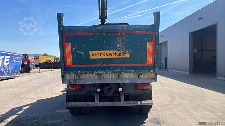 Nosturilla varustettu kippivaunu Scania G 380 (EURO 5 / BIG HUB / STEEL SUSP. / HMF 164...