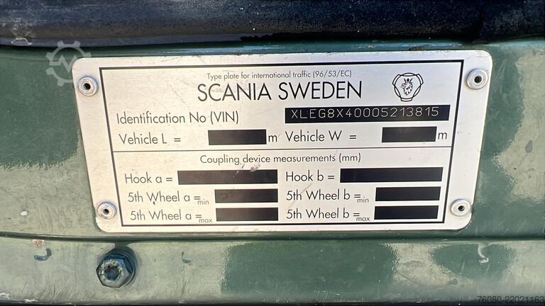 Nosturilla varustettu kippivaunu Scania G 380 (EURO 5 / BIG HUB / STEEL SUSP. / HMF 164...
