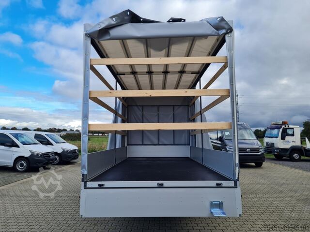 Transporter mit Koffer Fiat Ducato 35 Koffer Tiefrahmen KLIMA KOMFORT TEMPOMAT