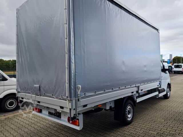 Perdeli panelvan Renault Master Pritsche 2x Schiebe Plane 10 Pal. LUFTFEDERUNG