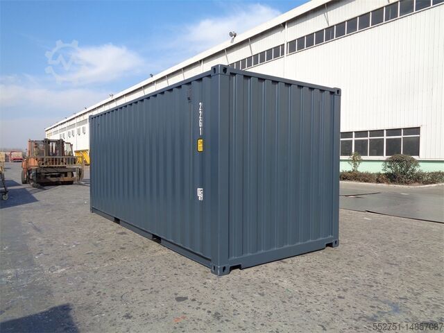 शिपिंग कंटेनर 20-Fuß Lagercontainer 20-Fuß Container RAL7035 HAMBURG
