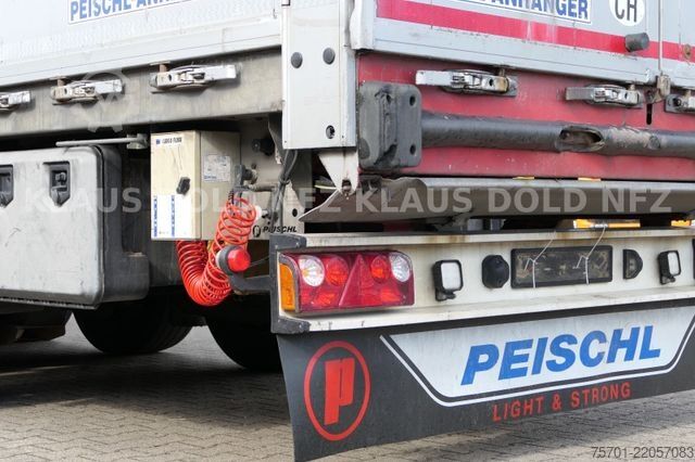 Semirimorchio con telone PEISCHL 3ESP0S Schubboden Seitliche Türen Liftachse