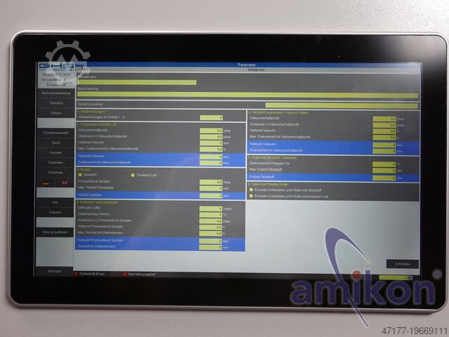 Vakuumska sušiona komora / Proizvodnja baterija GHS Vakuumtechnik GmbH VDS-S30 / VUTS-EC