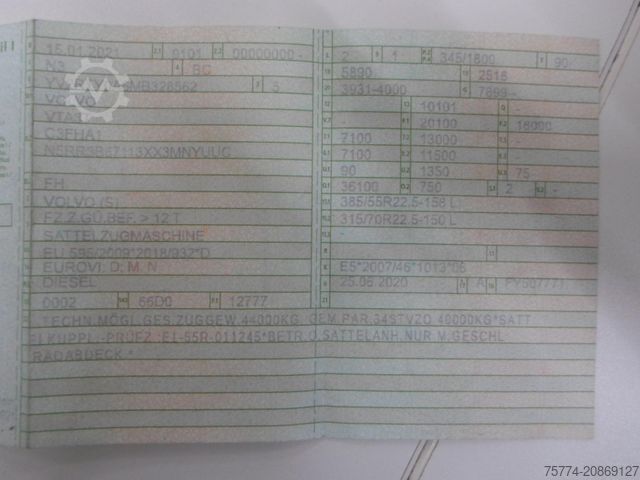 Standardni tegljač VOLVO FH 460 XL/ VOLLSPOILER