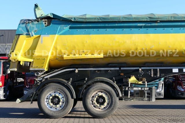 Kipper Auflieger SCHWARZMÜLLER SM Kippmulde Plane SAF-Achsen Kamera