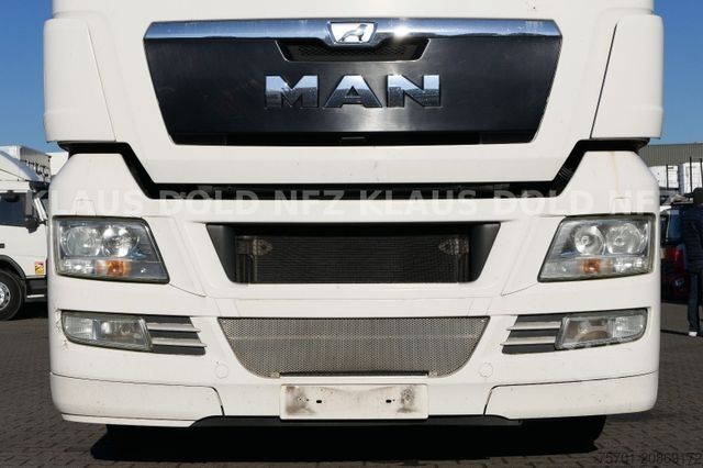 Camión plataforma con toldo MAN TGX 18.400 Pritsche Plane Retarder 2-Tanks