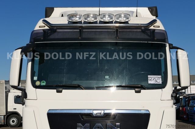 Camión plataforma con toldo MAN TGX 18.400 Pritsche Plane Retarder 2-Tanks