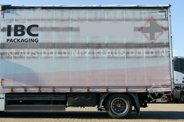 Camión plataforma con toldo MAN TGX 18.400 Pritsche Plane Retarder 2-Tanks