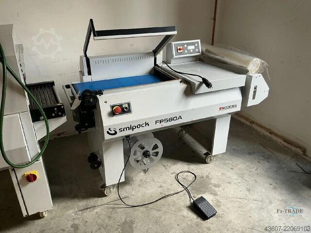 Winkelschweissmaschine Schrumpftunnel - Shrinkwrapper Shrink Tunnel SMIPACK FP 560a - T450