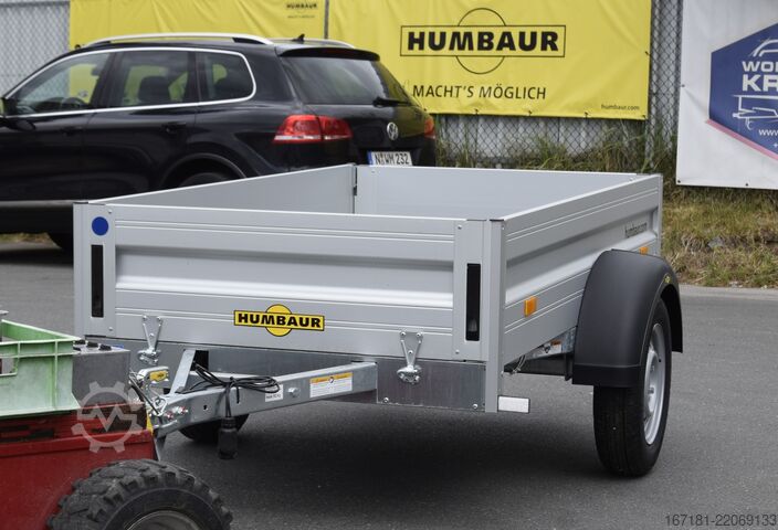 Åben trailer HUMBAUR Einachsanhänger HA 752111KV