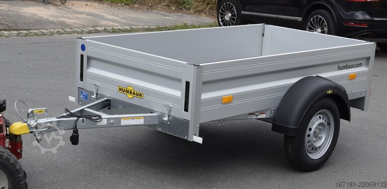 Åben trailer HUMBAUR Einachsanhänger HA 752111KV