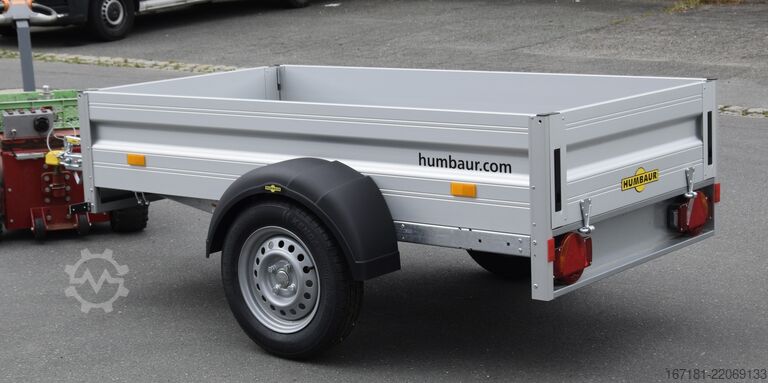 Åben trailer HUMBAUR Einachsanhänger HA 752111KV