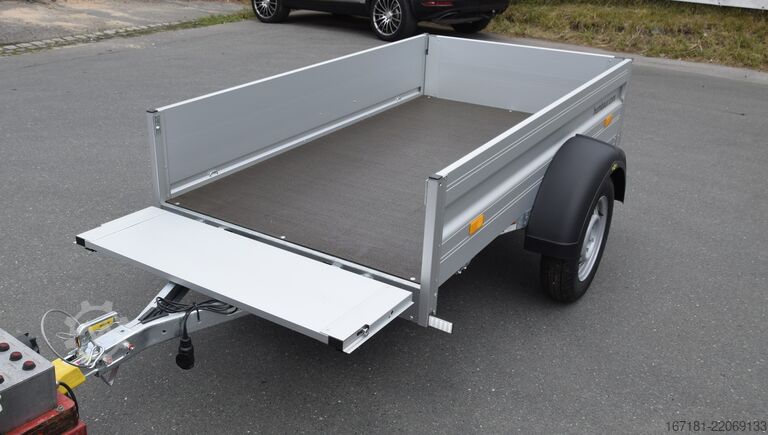 Åben trailer HUMBAUR Einachsanhänger HA 752111KV