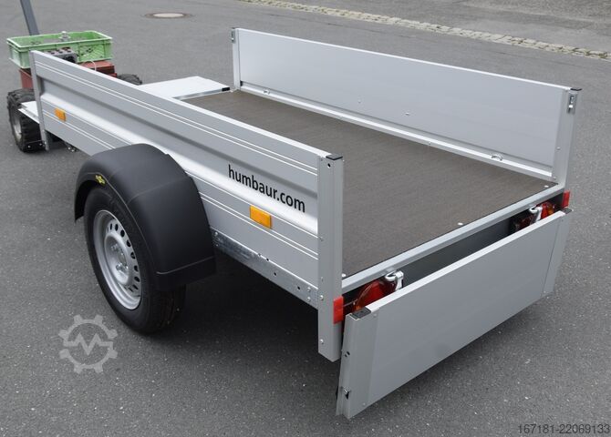 Åben trailer HUMBAUR Einachsanhänger HA 752111KV