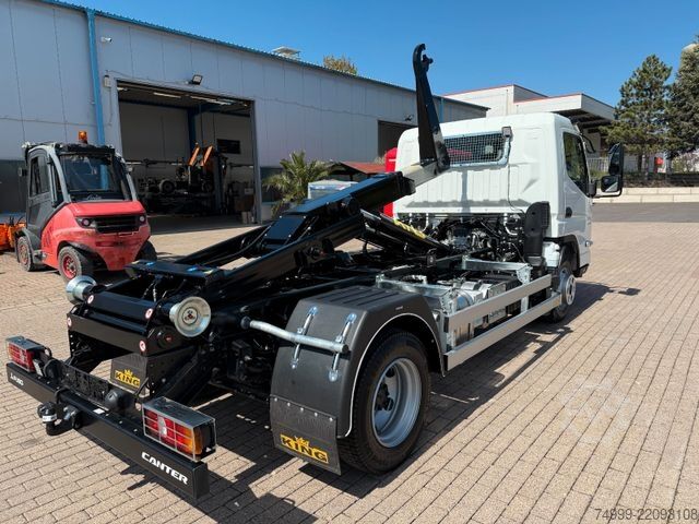 Camión portacontenedores de gancho FUSO Fuso Canter 9c18 Abrollkipper