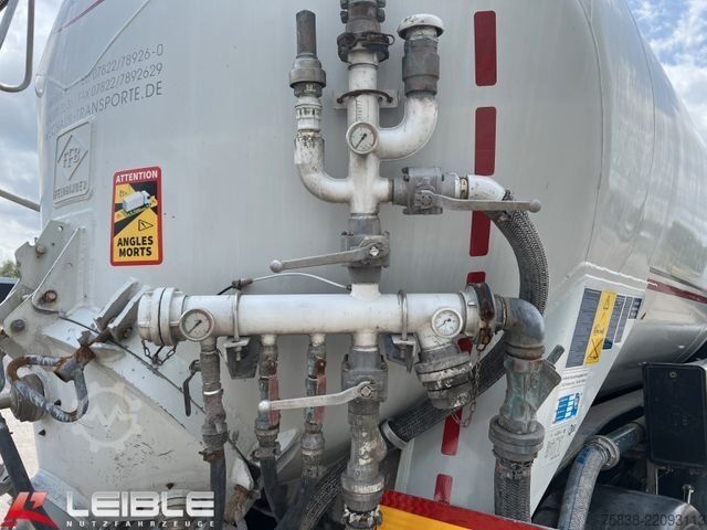 Semirremolque silo FELDBINDER KIP 45.3*45m³ Kippsilo*4 Domdeckel*BPW Eco