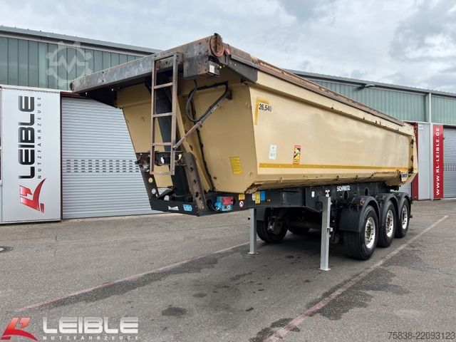Semirremolque volquete SCHMITZ CARGOBULL SKI 24SL*Stahlmulde*24m³*1.+2.Liftachse*Alcoa*