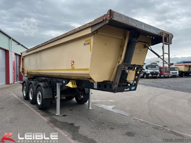 Semirremolque volquete SCHMITZ CARGOBULL SKI 24SL*Stahlmulde*24m³*1.+2.Liftachse*Alcoa*