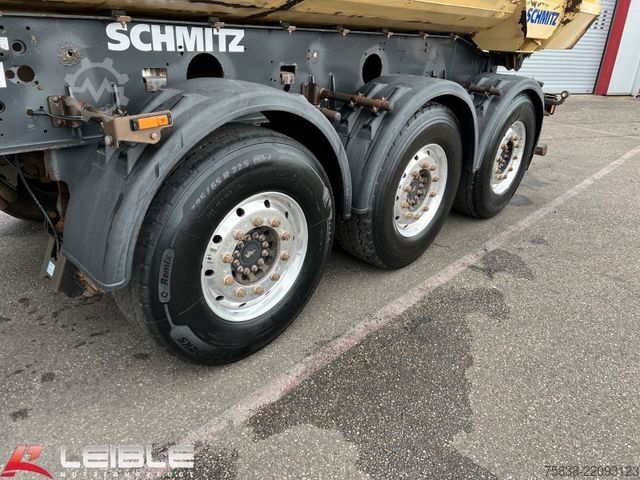 Semirremolque volquete SCHMITZ CARGOBULL SKI 24SL*Stahlmulde*24m³*1.+2.Liftachse*Alcoa*