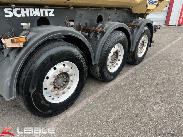 Semirremolque volquete SCHMITZ CARGOBULL SKI 24SL*Stahlmulde*24m³*1.+2.Liftachse*Alcoa*