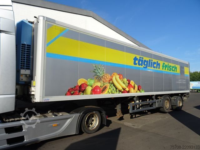 箱式半挂车 ACKERMANN-FRUEHAUF 2-Achs*11,8m*gelenkt*LBW*Frigoblock*Liftachse