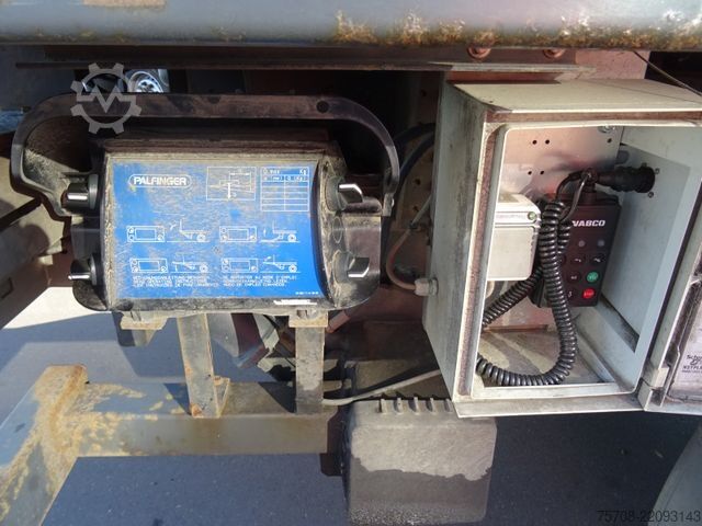 冷藏半挂车 ACKERMANN-FRUEHAUF 2-Achs*11,8m*gelenkt*LBW*Frigoblock*Liftachse