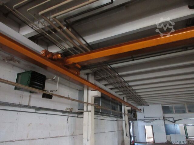 Cranhimmel carroponte da officina + binario Stahl Hallenkran Brückenkran Kran 3,2t Seilzug EL-B32 3200Kg 3,2t - Spur 9550mm