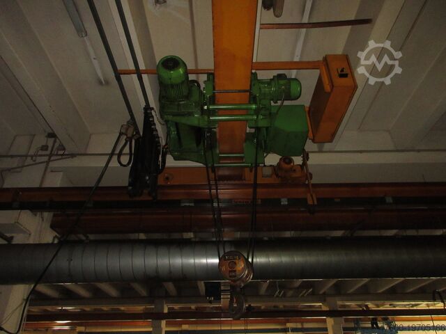Cranhimmel carroponte da officina + binario Stahl Hallenkran Brückenkran Kran 3,2t Seilzug EL-B32 3200Kg 3,2t - Spur 9550mm