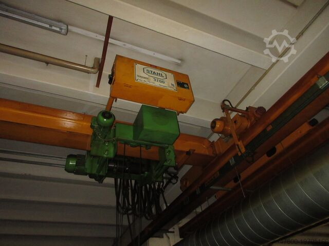 Cranhimmel carroponte da officina + binario Stahl Hallenkran Brückenkran Kran 3,2t Seilzug EL-B32 3200Kg 3,2t - Spur 9550mm
