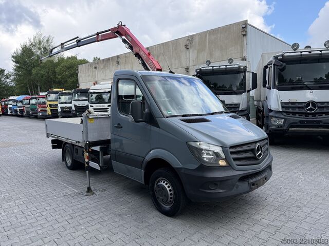 Tovornjak s montažno dvigalko Mercedes-Benz Sprinter 516 Kran Fassi F40