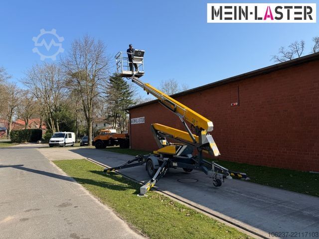 Prikolica s radnom platformom Paus PAUS GT 16AG  Arbeitshöhe 16m 200kg Stromagregat