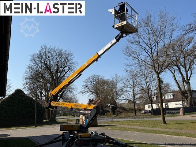 Prikolica s radnom platformom Paus PAUS GT 16AG  Arbeitshöhe 16m 200kg Stromagregat