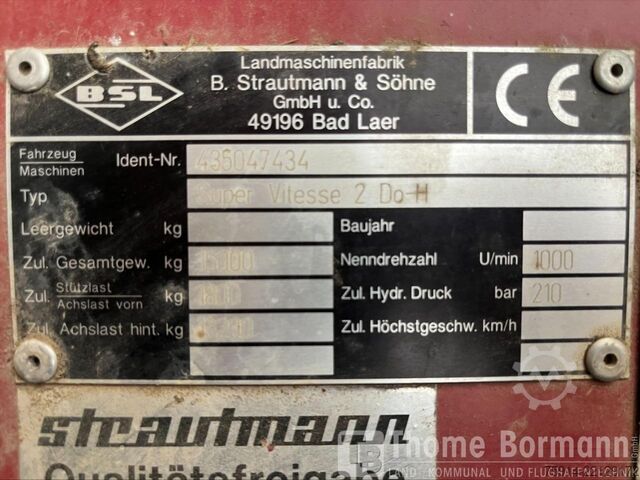 Ladewagen Strautmann Super Vitesse 2 Do-H
