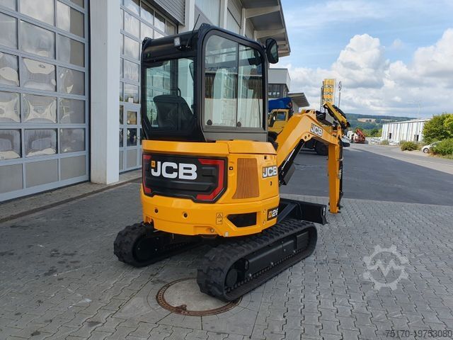 Mini ekskavatör JCB 26C-1 Pro Cab / Neufahrzeug / Planierschild