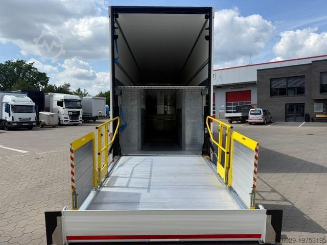 Semiremorcă cu platformă joasă  Burgers Doppelstock Trailer 60% mehr Ladefläche