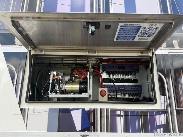 Semiremorcă cu platformă joasă  Burgers Doppelstock Trailer 60% mehr Ladefläche