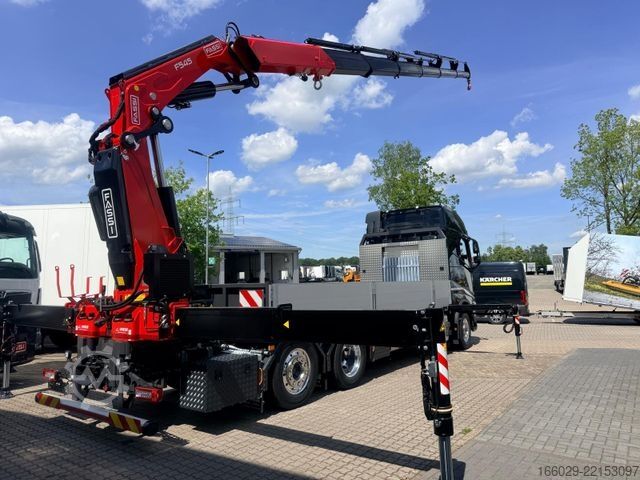 Truck mounted crane VOLVO FH 540 6x2 Container Fassi F545 Heck 360° 100%