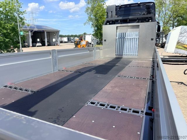 Flatbed truck VOLVO FH 540 6x2 Container Fassi F545 Heck 360° 100%