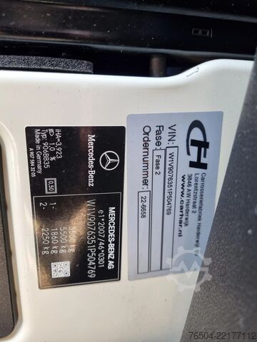 Refrigerated/freezer transport (delivery van) Mercedes-Benz Sprinter 315 CDI Maxi Koelwagen Bitemp Konvekta...