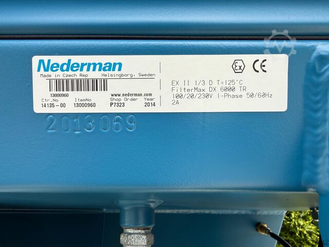 Nederman EX 溶接ヒューム抽出装置（産業用） Nederman Filtermax DX / EX