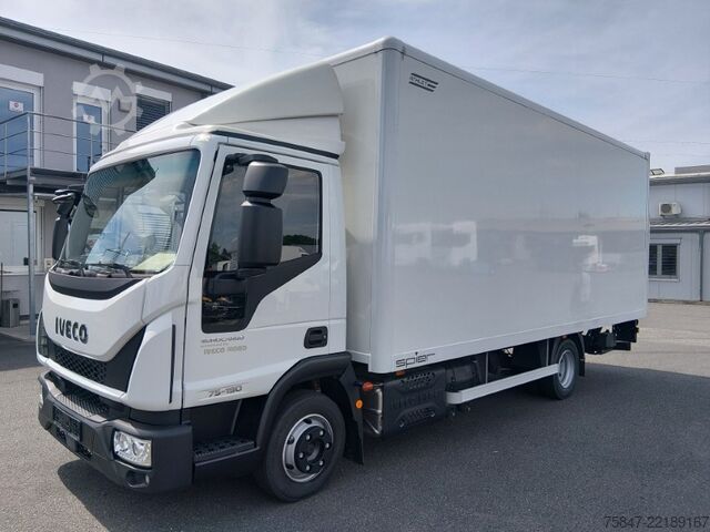 Skåpbil Iveco EuroCargo ML 75 E 19/P LBW Türe im Koffe
