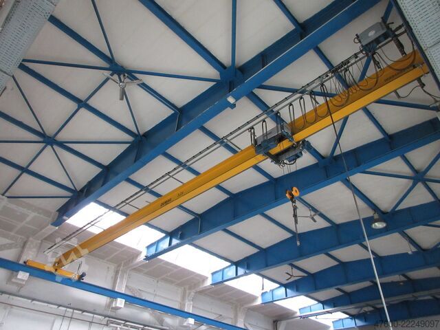 Kranhimmel kran, hallkran, spår 17.500 mm Demag Hallenkran Brückenkran Kran 3,2 tt Seilzug DR 3200Kg Spur 17,5m Hub 10m