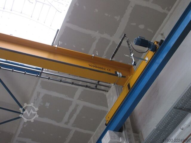 Kranhimmel kran, hallkran, spår 17.500 mm Demag Hallenkran Brückenkran Kran 3,2 tt Seilzug DR 3200Kg Spur 17,5m Hub 10m