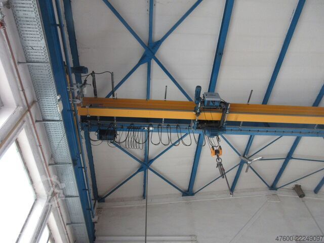 Kranhimmel kran, hallkran, spår 17.500 mm Demag Hallenkran Brückenkran Kran 3,2 tt Seilzug DR 3200Kg Spur 17,5m Hub 10m