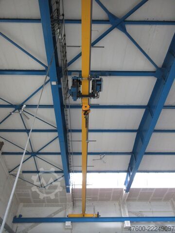 Kranhimmel kran, hallkran, spår 17.500 mm Demag Hallenkran Brückenkran Kran 3,2 tt Seilzug DR 3200Kg Spur 17,5m Hub 10m