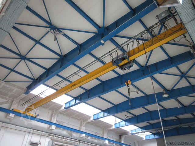 Kranhimmel kran, hallkran, spår 17.500 mm Demag Hallenkran Brückenkran Kran 3,2 tt Seilzug DR 3200Kg Spur 17,5m Hub 10m