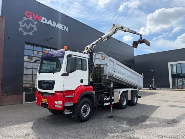 Самоскид з краном-маніпулятором MAN TGS 26.360 6x6 Kipper / Z kraan Euro 5