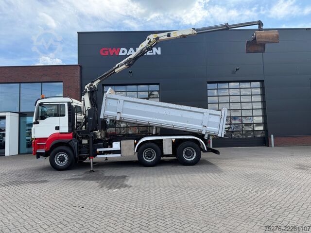 Самоскид з краном-маніпулятором MAN TGS 26.360 6x6 Kipper / Z kraan Euro 5