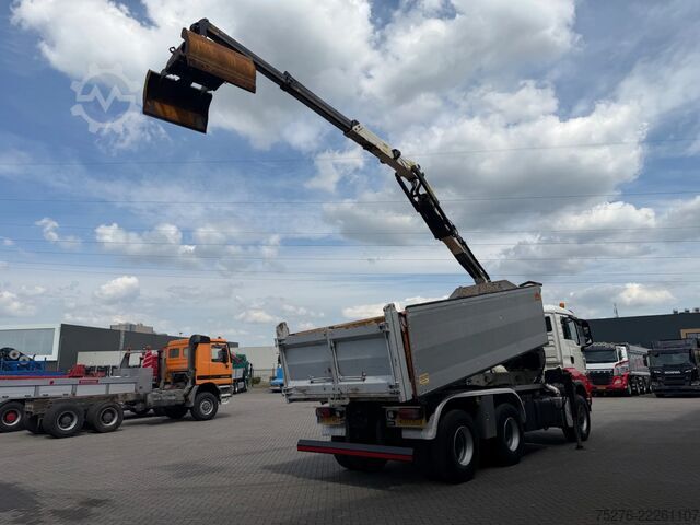 Самоскид з краном-маніпулятором MAN TGS 26.360 6x6 Kipper / Z kraan Euro 5