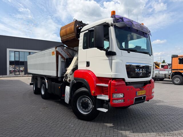 Самоскид з краном-маніпулятором MAN TGS 26.360 6x6 Kipper / Z kraan Euro 5